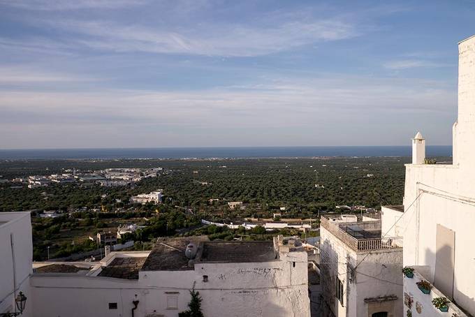 Views of the sea from Ostuni