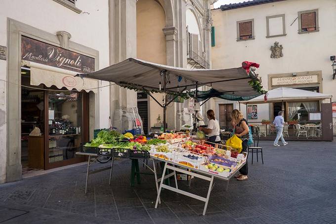 A random food stall