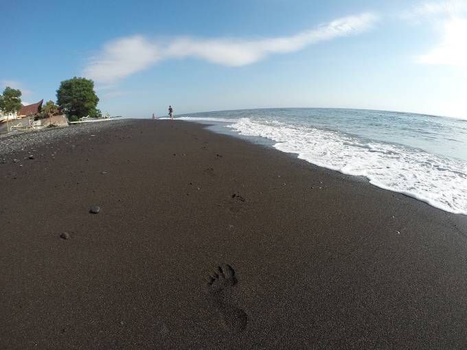 Footprints in the sand