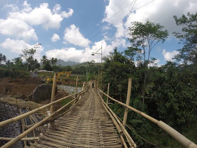 Bamboo bridge