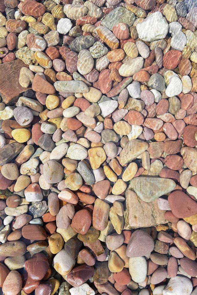 Pebbles on the beach