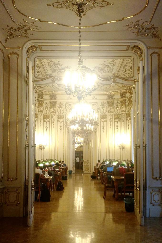 The old dining room