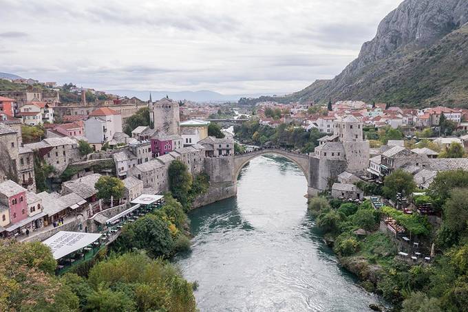 View of Mostar Bridge