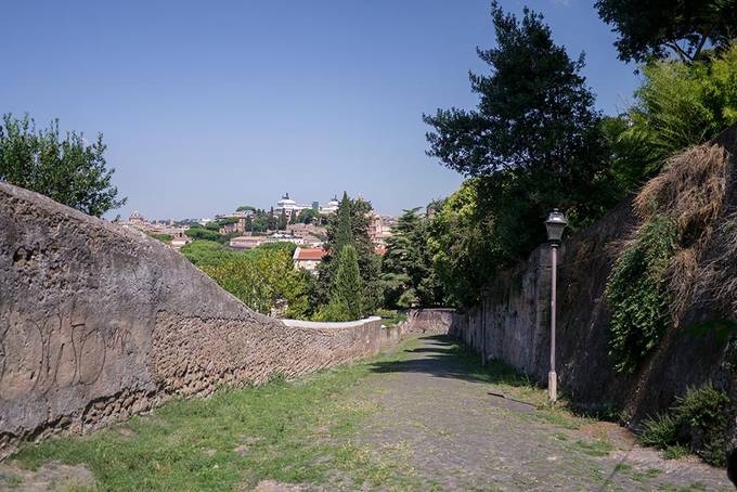 Quiet backstreets of Rome