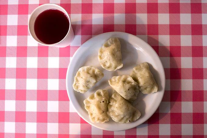 Dumplings in a milk bar