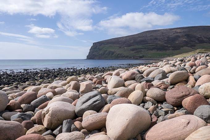 The pebble beach