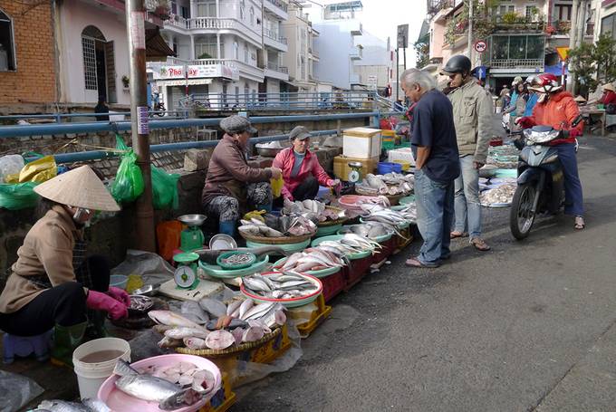 Fish stalls