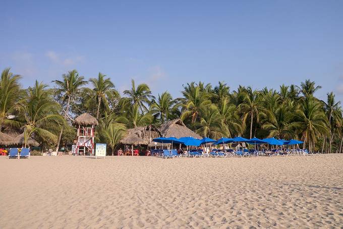 The beach bars