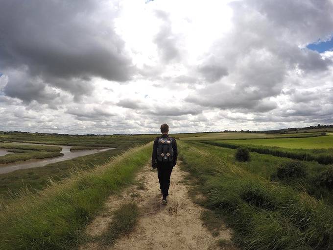 Walking the coastal path