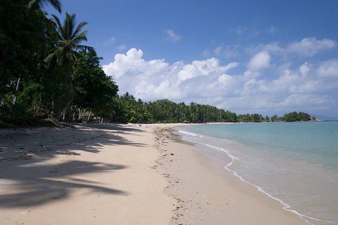 The secluded beach