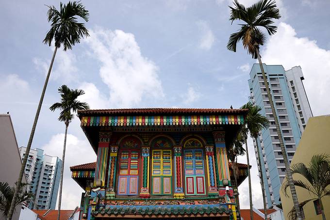 Colourful buildings