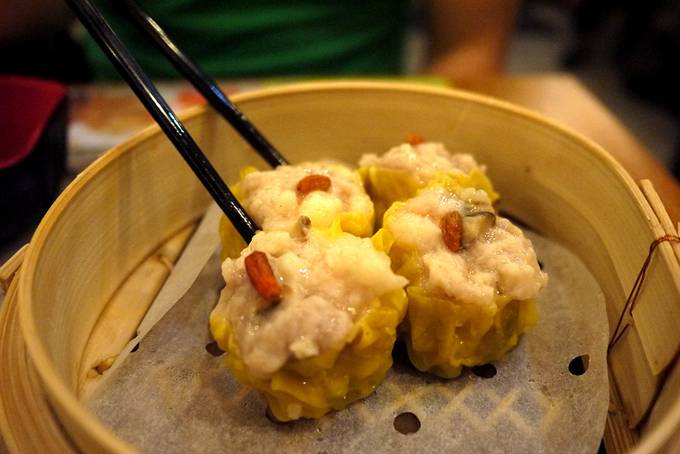 dumplings and chopsticks