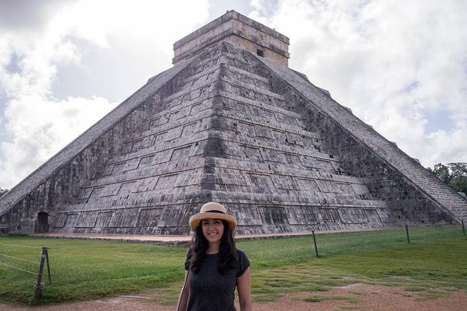 Me outside the main pyramid