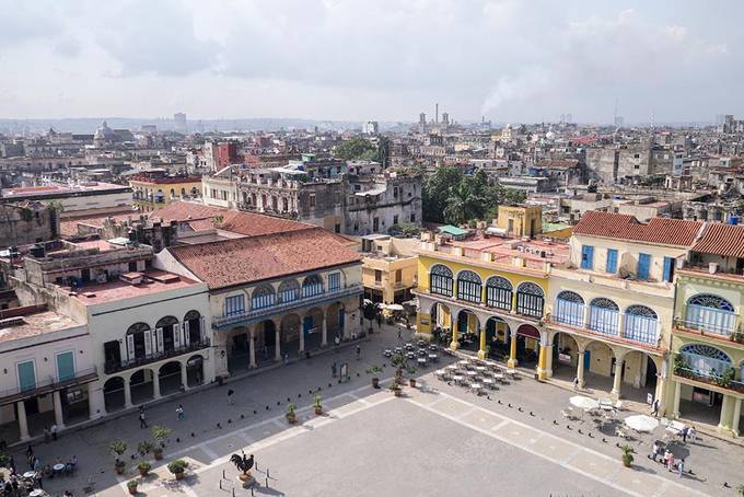 A view of Plaza Vieja