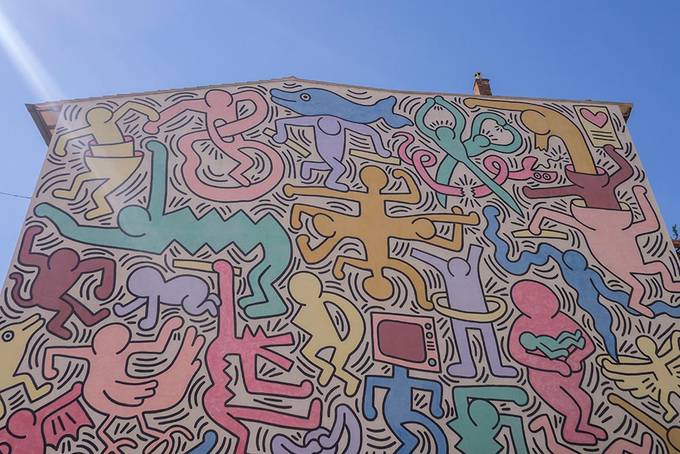 Keith Haring mural