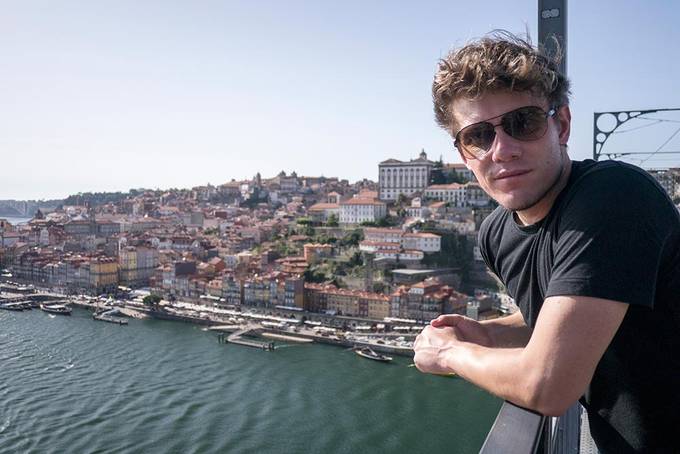 Colin on the bridge