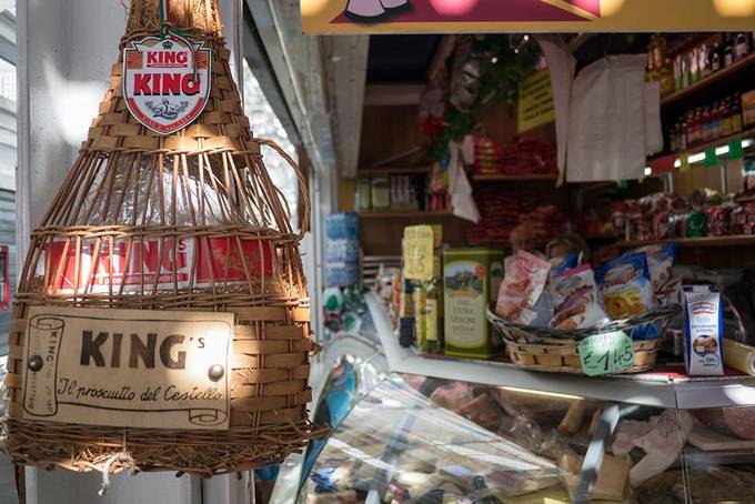 A market stall