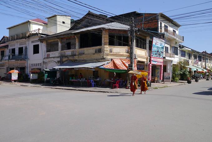 Kampot town centre